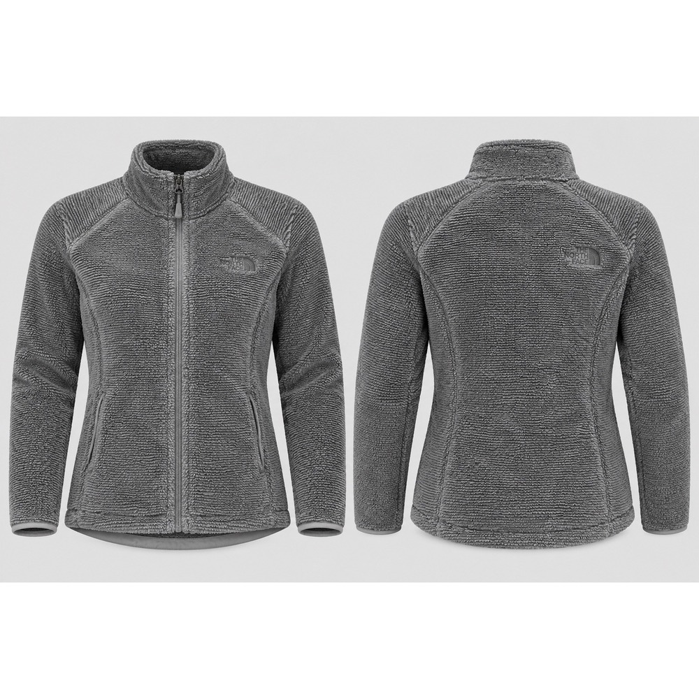The North Face Osito 2 Jacket Womens XS Gray Fleece Full Zip High Pile NWT